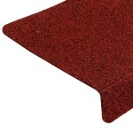 vidaXL Covorașe pentru scări autoadezive, 15 buc., 65x21x4 cm, margini dreptunghiulare, roșu bordeaux vidaXL Covorașe pentru scări autoadezive, 15 buc., 65x21x4 cm, margini dreptunghiulare, roșu bordeaux