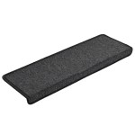 vidaXL Covorașe de trepte de scară, 15 buc., antracit, 65x21x4 cm vidaXL Covorașe de trepte de scară, 15 buc., antracit, 65x21x4 cm