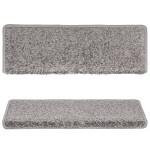 vidaXL Covorașe de trepte de scară, 15 buc., gri, 65x21x4 cm vidaXL Covorașe de trepte de scară, 15 buc., gri, 65x21x4 cm