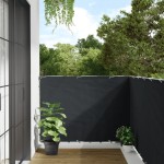 vidaXL Paravan de balcon, antracit, 120 x 500 cm, țesătură oxford