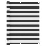 vidaXL Paravan de balcon, antracit și alb, 120x300 cm, țesătură oxford vidaXL Paravan de balcon, antracit și alb, 120x300 cm, țesătură oxford