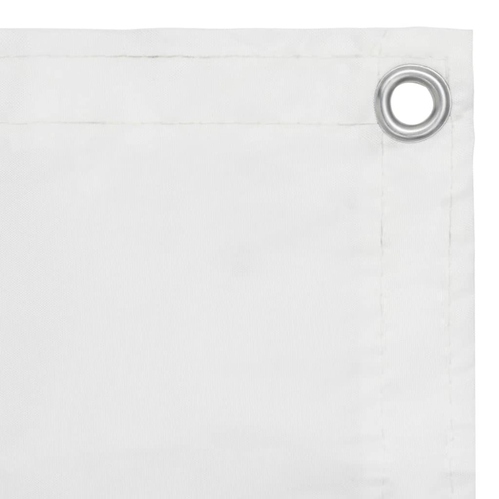 vidaXL Paravan de balcon, alb, 90 x 500 cm, țesătură oxford