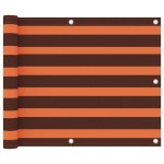 vidaXL Paravan de balcon portocaliu și maro 75x600 cm țesătură oxford vidaXL Paravan de balcon portocaliu și maro 75x600 cm țesătură oxford