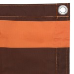 vidaXL Prelată balcon portocaliu și maro 120x300 cm țesătură oxford vidaXL Prelată balcon portocaliu și maro 120x300 cm țesătură oxford