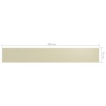 vidaXL Paravan pentru balcon, crem, 75x500 cm, țesătură oxford vidaXL Paravan pentru balcon, crem, 75x500 cm, țesătură oxford