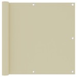 vidaXL Paravan pentru balcom, crem, 90x300 cm, țesătură oxford vidaXL Paravan pentru balcom, crem, 90x300 cm, țesătură oxford