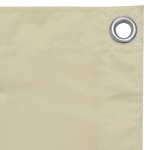 vidaXL Paravan pentru balcom, crem, 90x300 cm, țesătură oxford vidaXL Paravan pentru balcom, crem, 90x300 cm, țesătură oxford