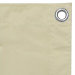 vidaXL Paravan pentru balcon, crem, 120x600 cm, țesătură oxford vidaXL Paravan pentru balcon, crem, 120x600 cm, țesătură oxford
