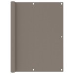 vidaXL Paravan de balcon, gri taupe, 120x500 cm, țesătură oxford