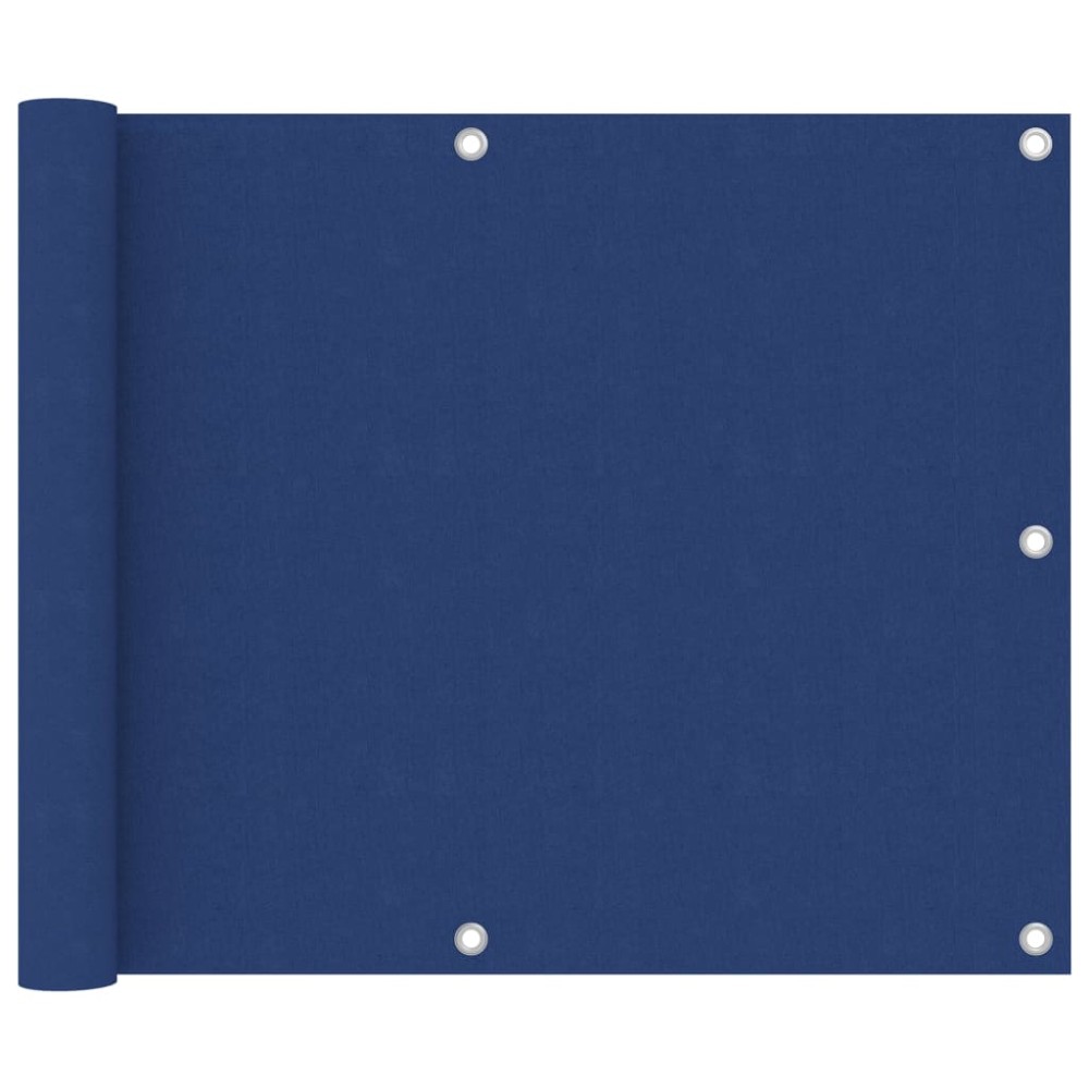 vidaXL Prelată balcon albastru 75x400 cm țesătură Oxford