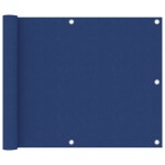 vidaXL Prelată balcon albastru 75x400 cm țesătură Oxford vidaXL Prelată balcon albastru 75x400 cm țesătură Oxford