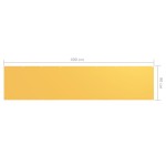 vidaXL Paravan de balcon, galben, 90 x 400 cm, țesătură oxford vidaXL Paravan de balcon, galben, 90 x 400 cm, țesătură oxford