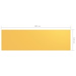 vidaXL Prelată balcon galben 120x400 cm țesătură Oxford vidaXL Prelată balcon galben 120x400 cm țesătură Oxford