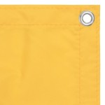 vidaXL Paravan de balcon, galben, 120 x 500 cm, țesătură oxford vidaXL Paravan de balcon, galben, 120 x 500 cm, țesătură oxford