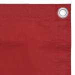 vidaXL Prelată balcon roșu 75x300 cm țesătură Oxford