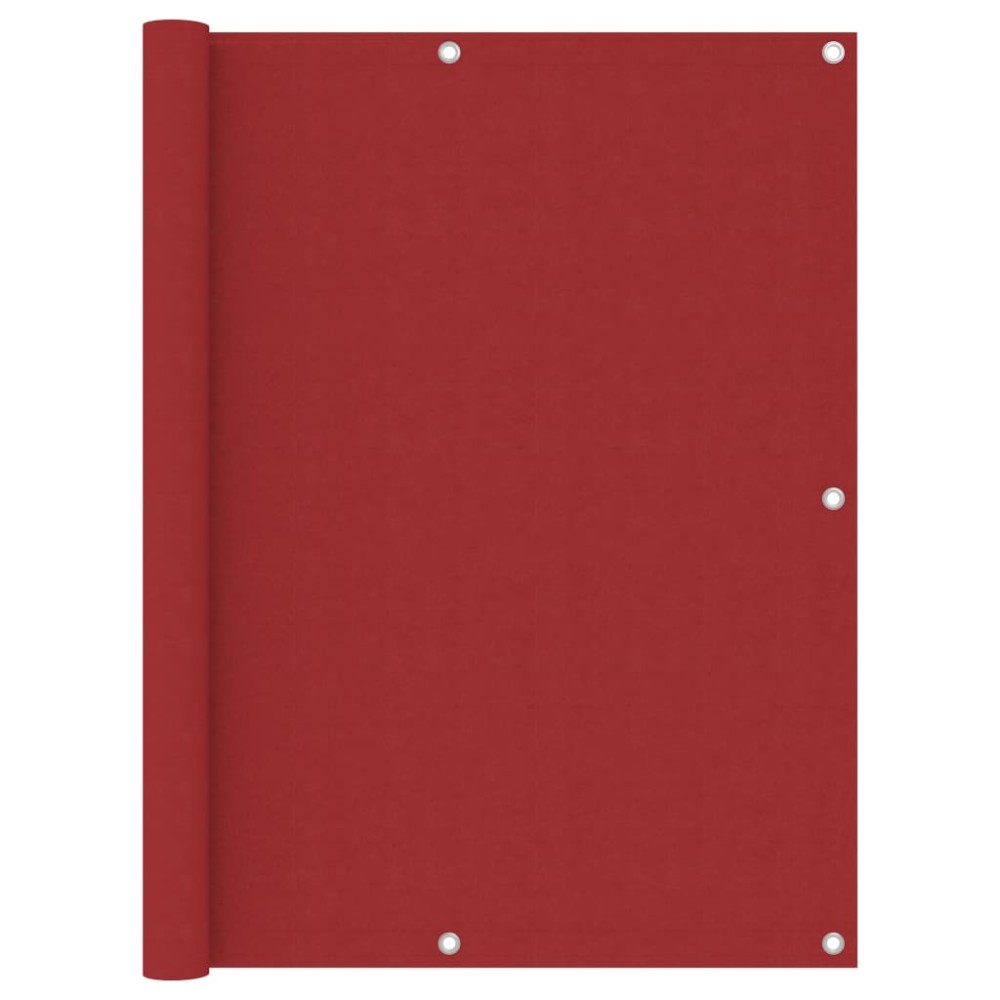 vidaXL Paravan de balcon, roșu, 120 x 500 cm, țesătură oxford