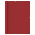 vidaXL Paravan de balcon, roșu, 120 x 600 cm, țesătură oxford