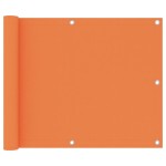 vidaXL Paravan de balcon, portocaliu, 75 x 500 cm, țesătură oxford