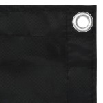 vidaXL Prelată balcon, negru, 75x400 cm, țesătură Oxford