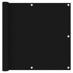 vidaXL Paravan de balcon, negru, 90 x 400 cm, țesătură oxford