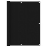 vidaXL Paravan de balcon, negru, 120 x 300 cm, țesătură oxford