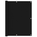 vidaXL Paravan de balcon, negru, 120 x 600 cm, țesătură oxford