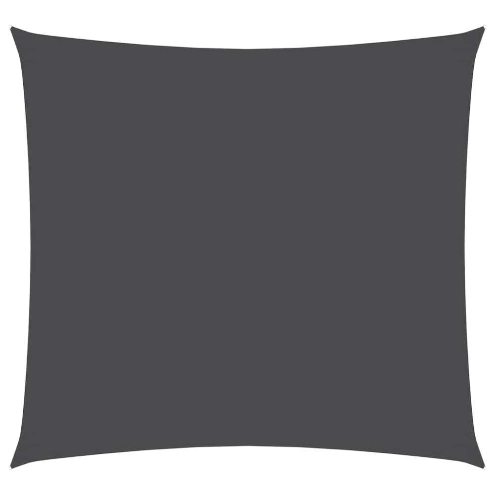 vidaXL Pânză parasolar, antracit, 2,5x2,5 m, țesătură oxford, pătrat