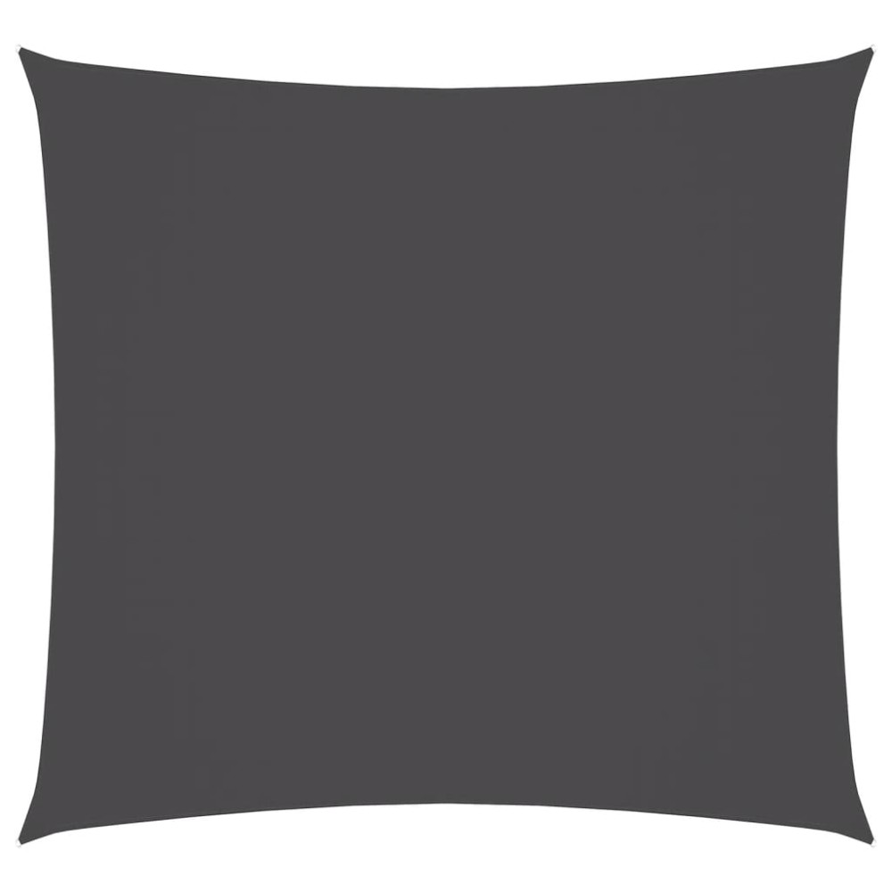 vidaXL Pânză parasolar, antracit, 3x3 m, țesătură oxford, pătrat