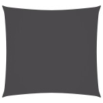 vidaXL Pânză parasolar, antracit, 3x3 m, țesătură oxford, pătrat