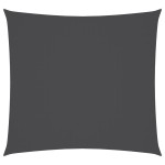 vidaXL Pânză parasolar, antracit, 4x4 m, țesătură oxford, pătrat