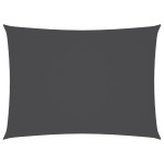 vidaXL Pânză parasolar antracit 3x4,5 m țesătură oxford dreptunghiular
