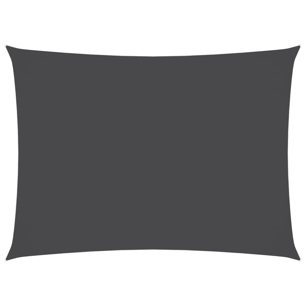 vidaXL Pânză parasolar antracit 3x5 m țesătură oxford dreptunghiular