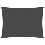 vidaXL Pânză parasolar antracit 3x5 m țesătură oxford dreptunghiular