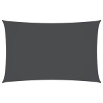vidaXL Pânză parasolar antracit 3,5x5m țesătură oxford dreptunghiular