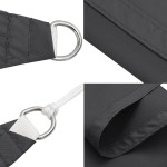 vidaXL Parasolar, antracit, 5x7 m, țesătură oxford, dreptunghiular vidaXL Parasolar, antracit, 5x7 m, țesătură oxford, dreptunghiular