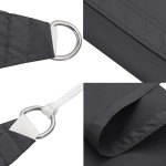 vidaXL Parasolar, antracit, 3x4x4 m, țesătură oxford, triunghiular vidaXL Parasolar, antracit, 3x4x4 m, țesătură oxford, triunghiular