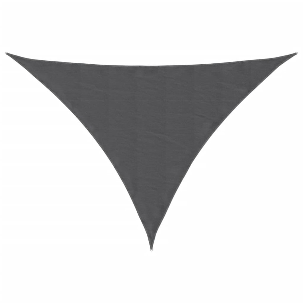vidaXL Parasolar, antracit 3,5x3,5x4,9 m țesătură oxford, triunghiular