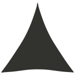 vidaXL Parasolar, antracit, 4x5x5 m, țesătură oxford, triunghiular vidaXL Parasolar, antracit, 4x5x5 m, țesătură oxford, triunghiular