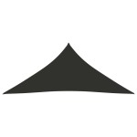 vidaXL Parasolar, antracit, 4x5x5 m, țesătură oxford, triunghiular vidaXL Parasolar, antracit, 4x5x5 m, țesătură oxford, triunghiular
