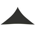 vidaXL Parasolar, antracit, 5x5x6 m, țesătură oxford, triunghiular vidaXL Parasolar, antracit, 5x5x6 m, țesătură oxford, triunghiular