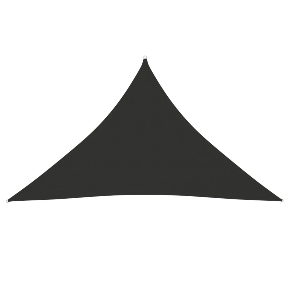 vidaXL Parasolar, antracit, 5x5x6 m, țesătură oxford, triunghiular