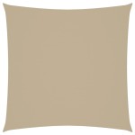 vidaXL Pânză parasolar, bej, 4,5x4,5 m, țesătură oxford, pătrat