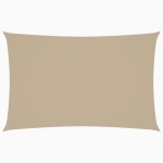 vidaXL Pânză parasolar, bej, 2x4,5 m, țesătură oxford, dreptunghiular