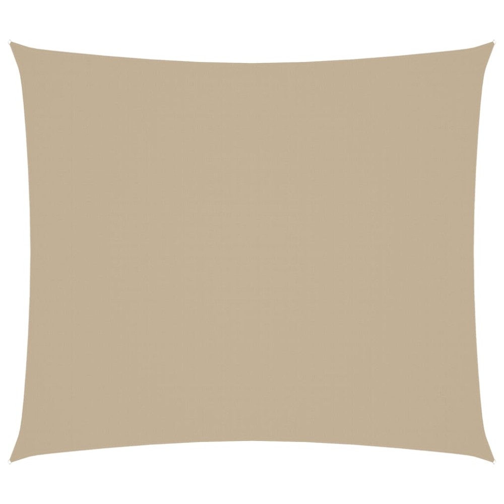 vidaXL Pânză parasolar, bej, 2,5x3 m, țesătură oxford, dreptunghiular
