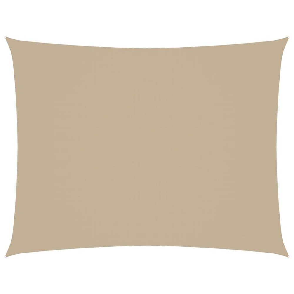 vidaXL Pânză parasolar, bej, 2,5x3,5m, țesătură oxford, dreptunghiular