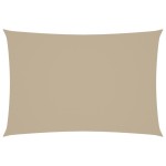 vidaXL Parasolar, bej, 2,5x4,5 m, țesătură oxford, dreptunghiular vidaXL Parasolar, bej, 2,5x4,5 m, țesătură oxford, dreptunghiular