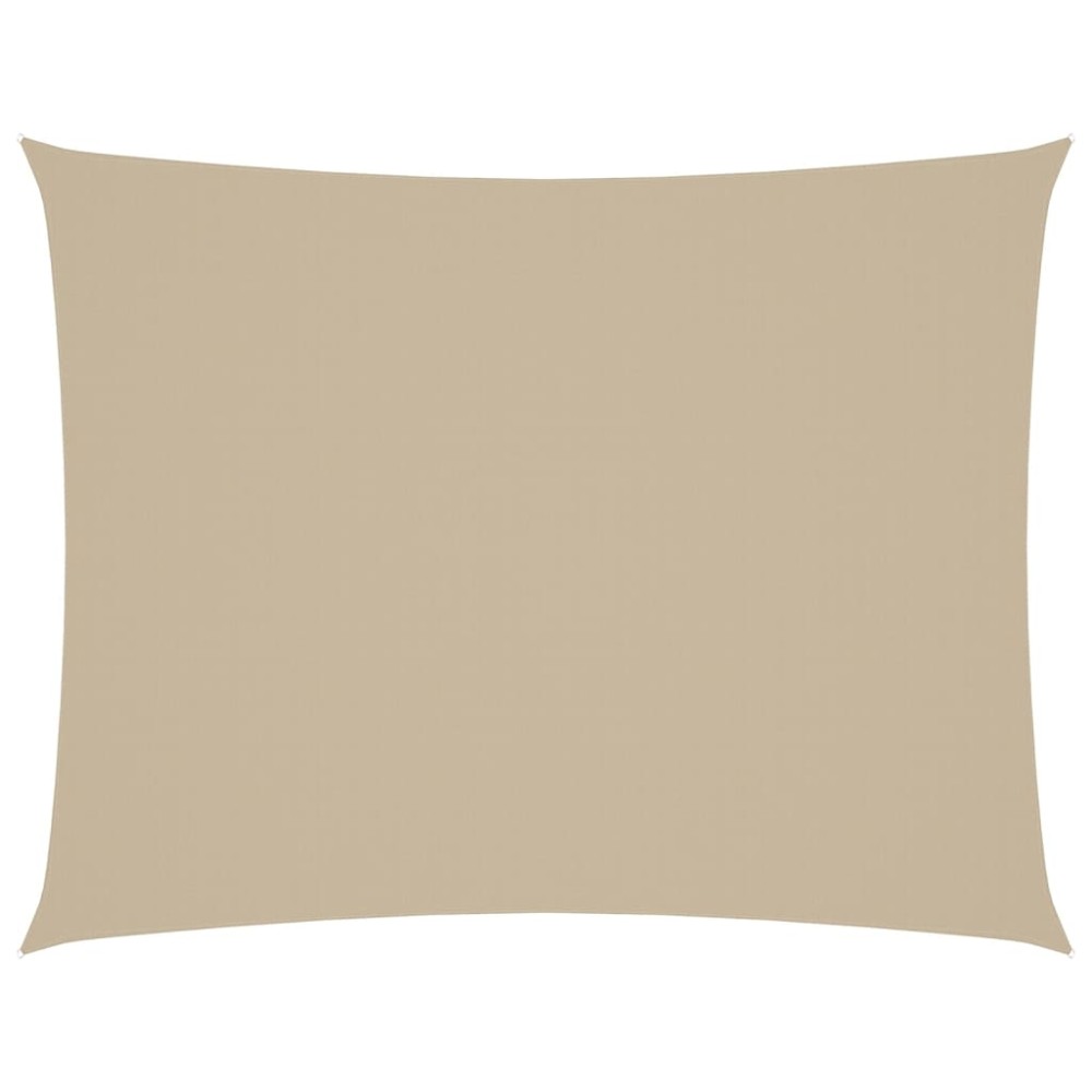 vidaXL Pânză parasolar, bej, 3x4,5 m, țesătură oxford, dreptunghiular