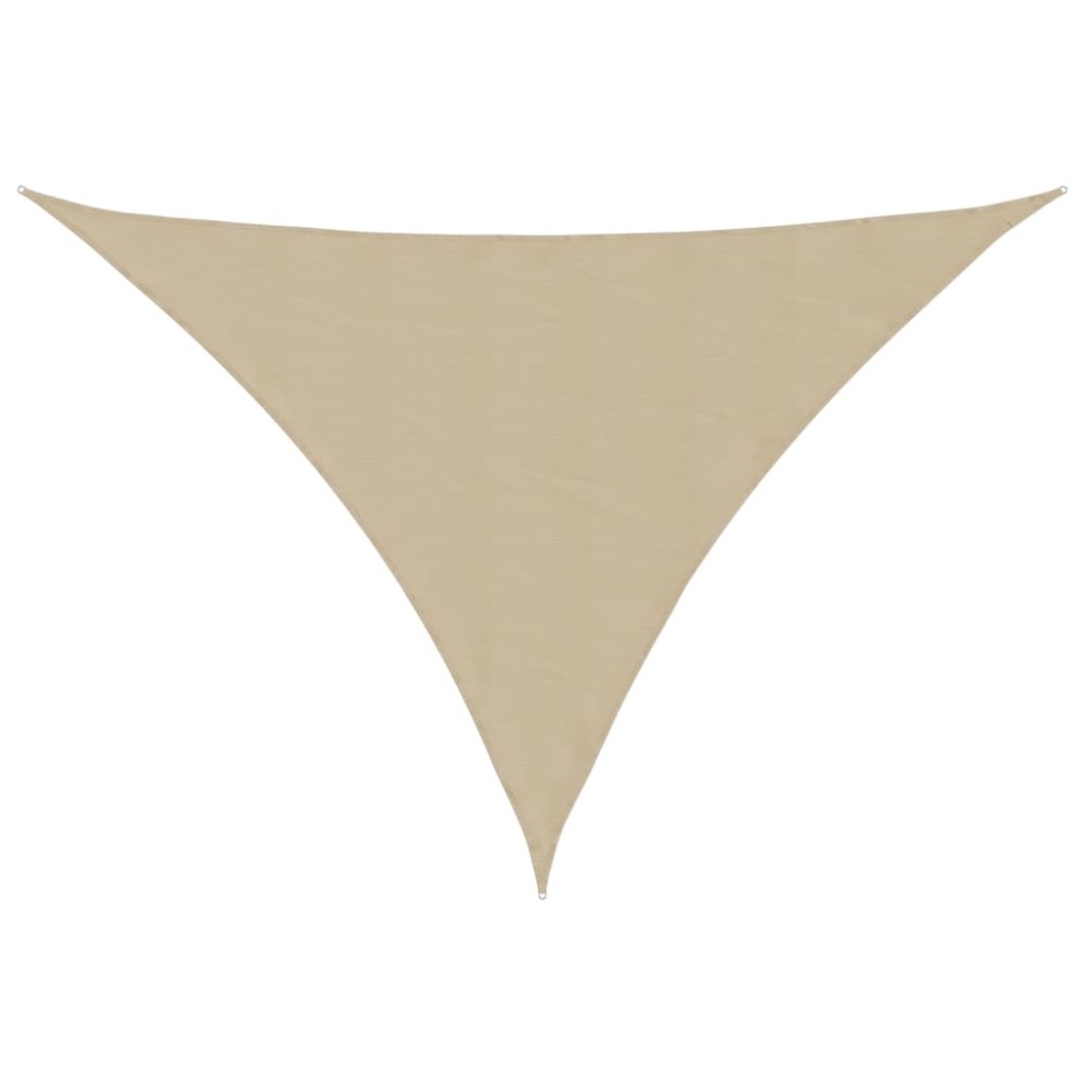 vidaXL Parasolar, bej, 3x4x5m, țesătură oxford, triunghiular