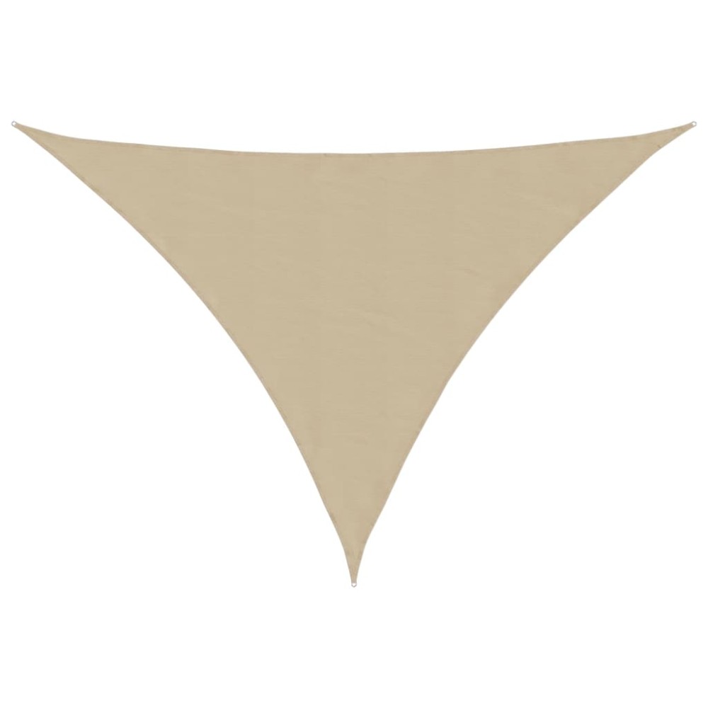 vidaXL Parasolar, bej, 4,5x4,5x4,5 m, țesătură oxford, triunghiular