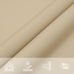 vidaXL Parasolar, bej, 4,5x4,5x4,5 m, țesătură oxford, triunghiular
